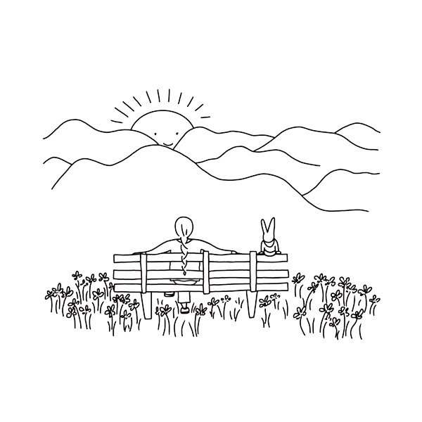Dessin L’Aube est là